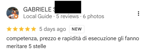 Recensione 5 stelle Ligur Serrande Genova